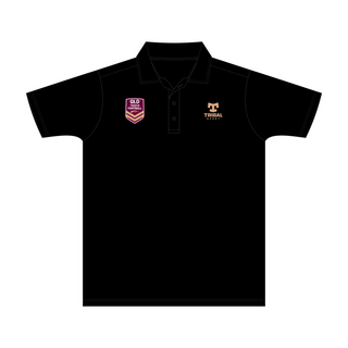 QTF Merch Supporter polo- Black