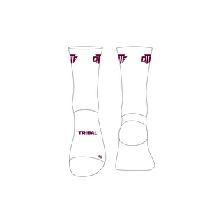 QTF Crew Socks - White