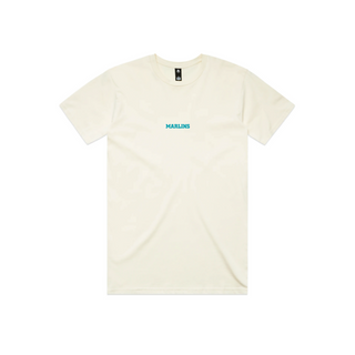 Coastal Marlins Cotton Tee ECRU
