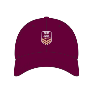 QTF 6-Panel Sports Cap- Maroon