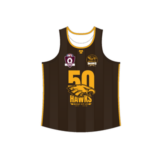Mackay City Hawks 50th Anniversary Singlet
