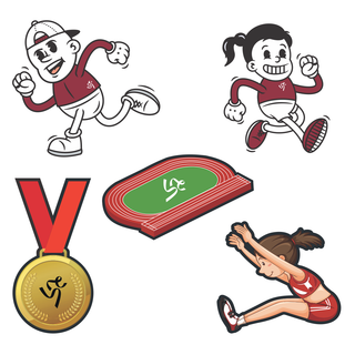Little Athletics Shoe Charm