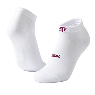 QTF Ankle Socks - White