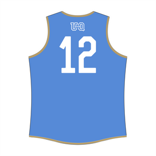 UQ Rebels reversible singlet blue back