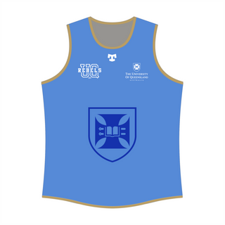 UQ Rebels reversible singlet blue front