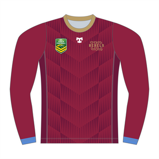 UQ Rebels LS tee front