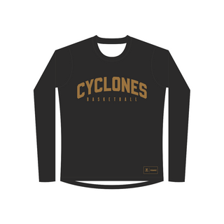 Cyclones Basketball Long Sleeve Warm up Top