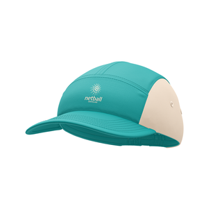 Netball QLD Run Cap - Teal/Pink