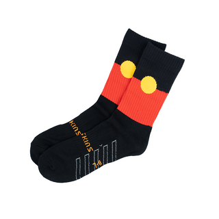 Aboriginal Flag Socks