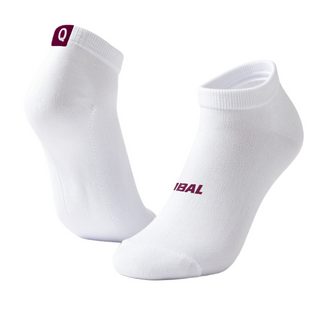 QTF Ankle Socks - White