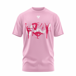 ribbon tee front bubblegum small