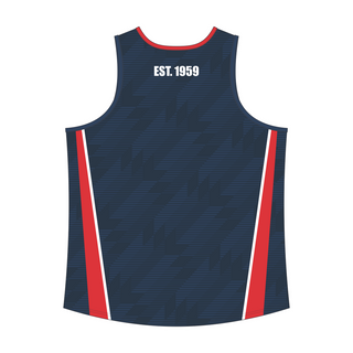 Wellington Warriors singlet back